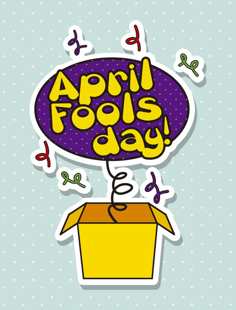 april fools day - Vector, Image