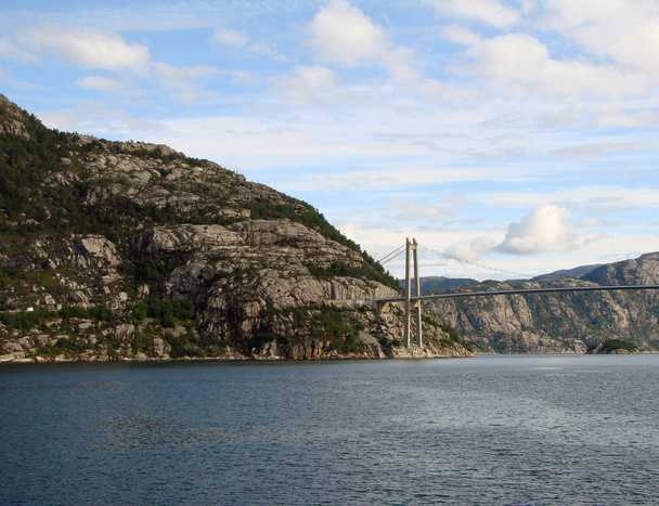 Bridge via Sognefjord Norway - Foto, Imagem