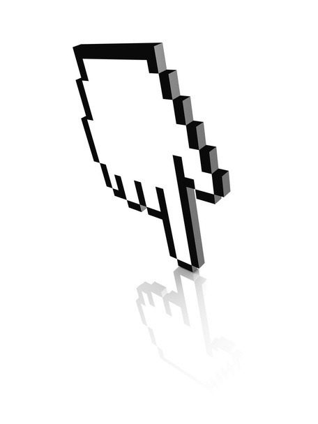 Computer hand cursor 3d - Photo, Image