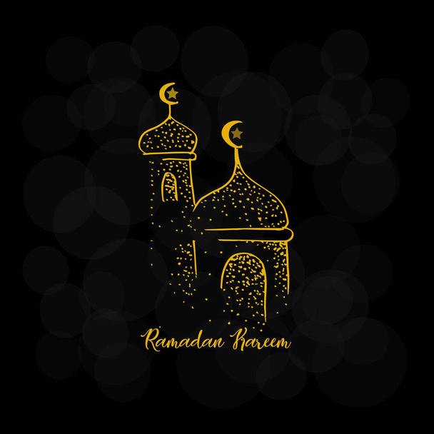 Ramadán kareem diseño con mezquita
 - Foto, Imagen