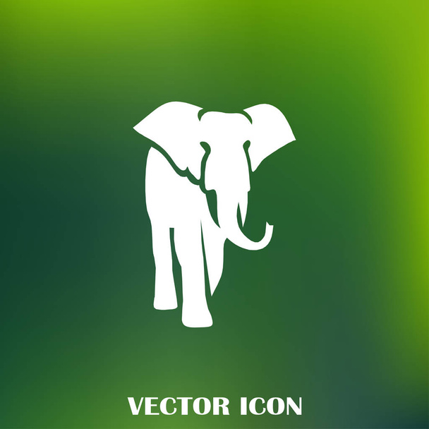 Icona web del vettore elefante
 - Vettoriali, immagini