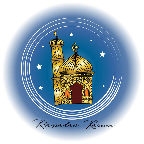 Tarjeta de felicitación Ramadán Kareem - Foto, imagen