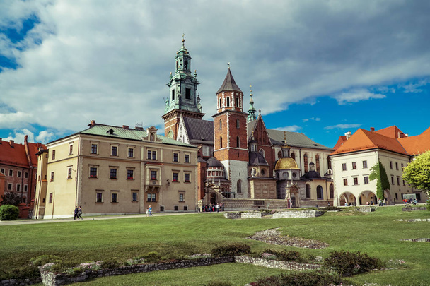 Wawel Cathedral στην Κρακοβία, Πολωνία - Φωτογραφία, εικόνα