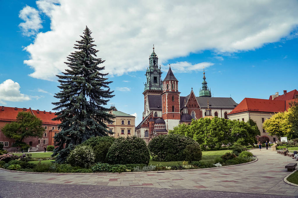 Wawel Cathedral στην Κρακοβία, Πολωνία - Φωτογραφία, εικόνα