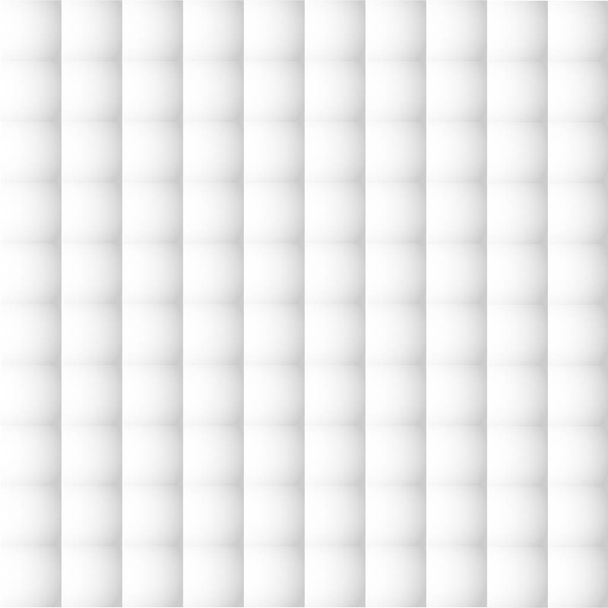 Fondo de vector abstracto blanco. Textura cuadrada degradada en colores gris y blanco
. - Vector, Imagen