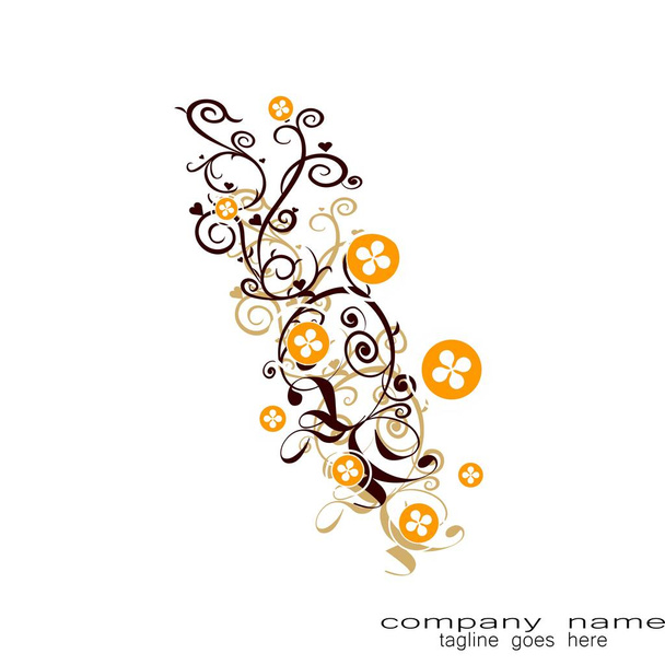 креативний дизайн зразок логотипу рослини рослина і квітка
 - Вектор, зображення