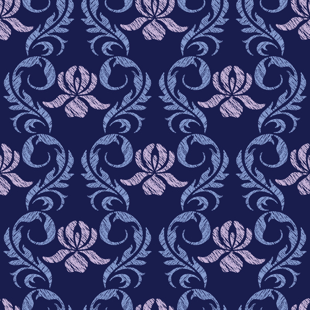 Elegance Seamless pattern with flowers ornament - Вектор, зображення