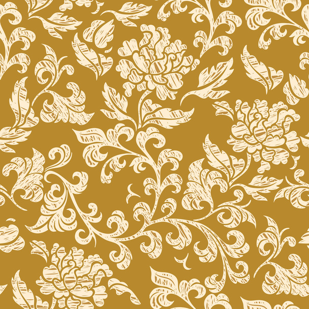 Elegance Seamless pattern with cornflowers flowers - Vector, afbeelding