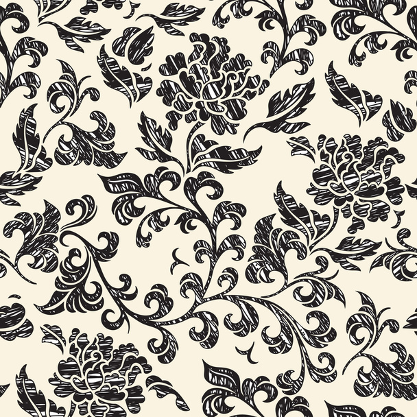Elegance Seamless pattern with cornflowers flowers - Vektor, Bild