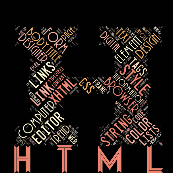 Nuage Word du HTML en arrière-plan
 - Photo, image