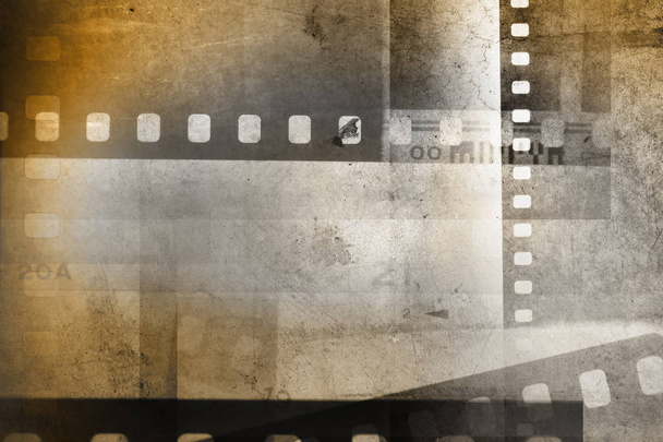 Film negatieve frames grunge achtergrond - Foto, afbeelding
