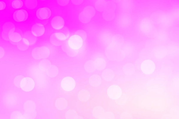 Abstract pink circular bokeh background - Photo, Image