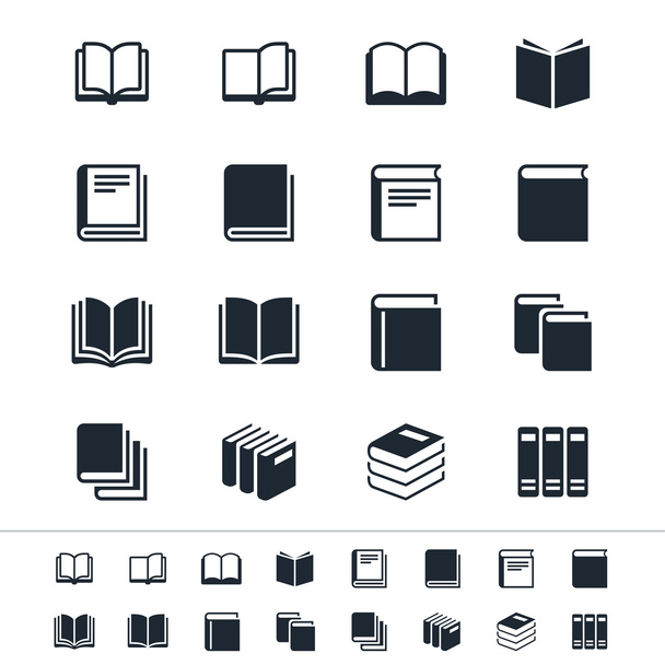 Book icons - Vector, Image