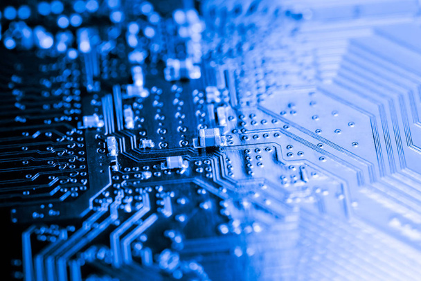 Abstract,close up of Mainboard Electronic computer background.(logic board,cpu motherboard,Main board,system board,mobo) - 写真・画像