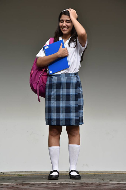 Happy Student Teenager School Girl - Foto, Imagem