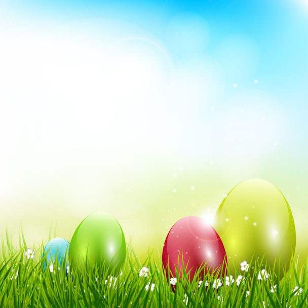 Easter colorful background - Διάνυσμα, εικόνα