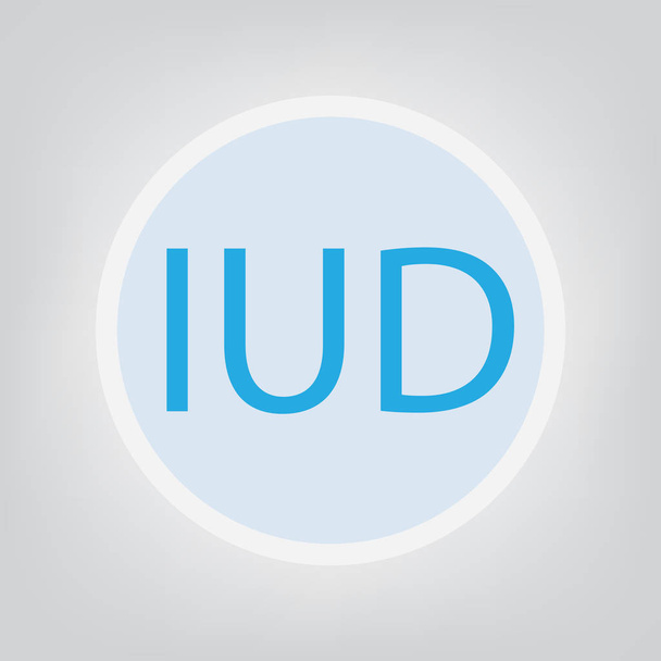 Illustration vectorielle du concept DIU (dispositif intra-utérin)
 - Vecteur, image
