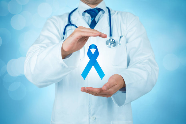 Prostate cancer prevention concept and genetic disorder awareness - Photo, image