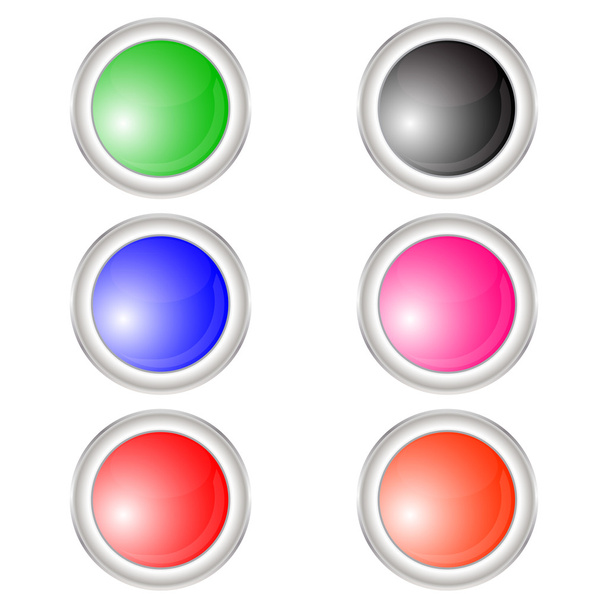 Conjunto de botones
 - Vector, imagen