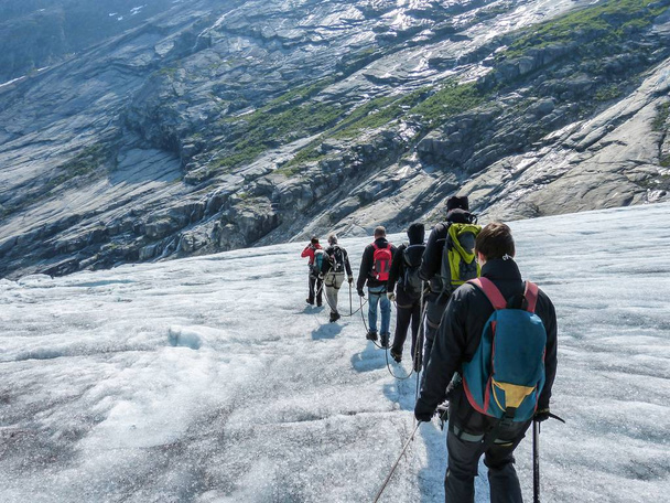 Nigardsbreen Glacier in Sogn Fjordane - Νορβηγία - Φωτογραφία, εικόνα