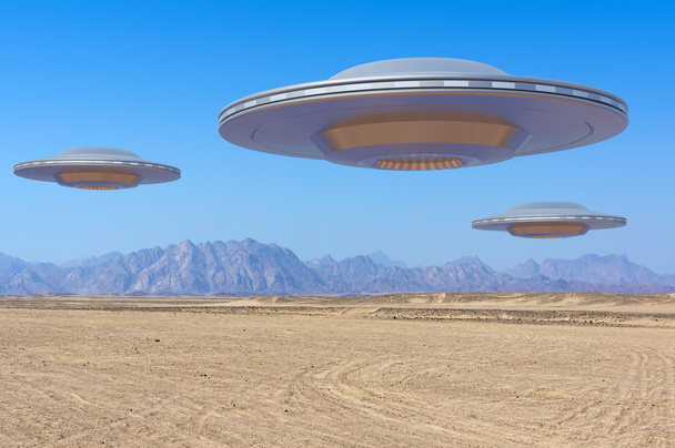 Ufo in der Wüste - Foto, Bild