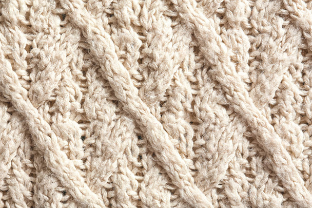 Pletená textilie textura, closeup - Fotografie, Obrázek