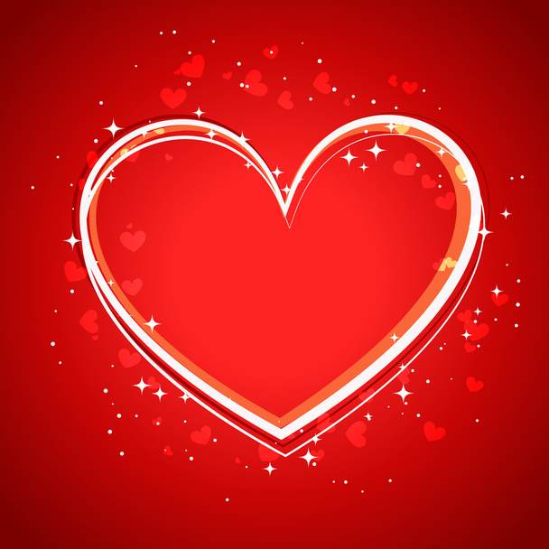 heart background - Vector, afbeelding