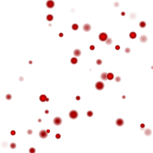 Abstrakti bokeh ympyrä punainen väri valkoisella taustalla
 - Valokuva, kuva