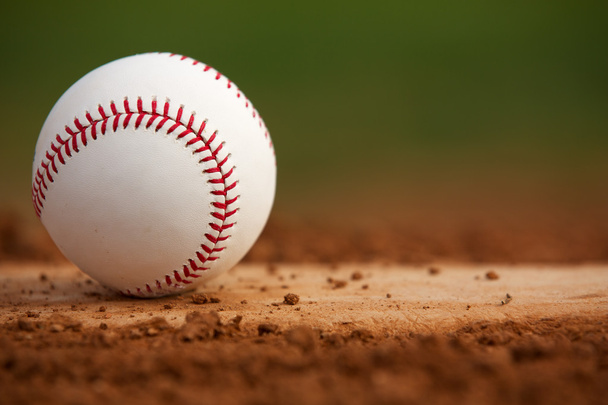 Baseball on the Pitchers Mound - Valokuva, kuva