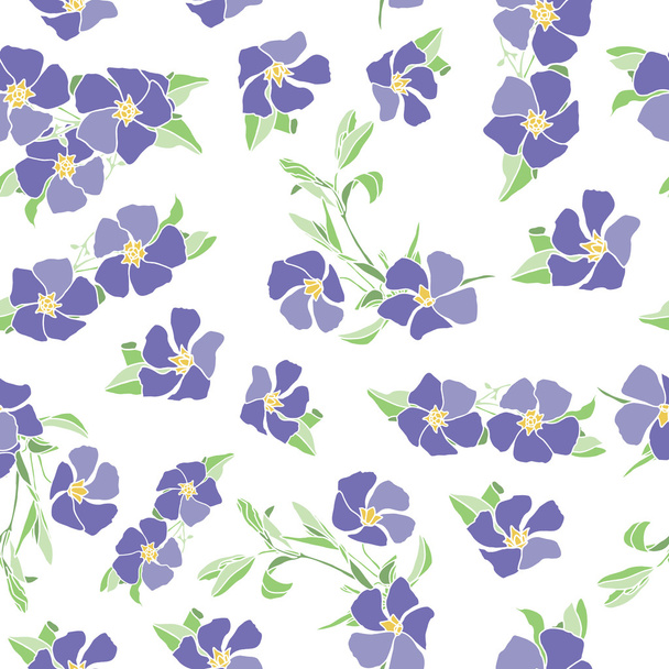 Elegance Seamless pattern with flowers - Vektor, Bild