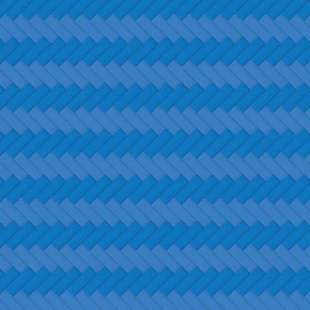 竹かごのバック グラウンド パターン。抽象的なブルー パターンと背景のテクスチャ。ベクトル図. - ベクター画像