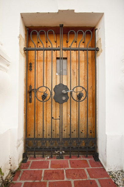 Eski ahşap kilise kapısı. - Fotoğraf, Görsel