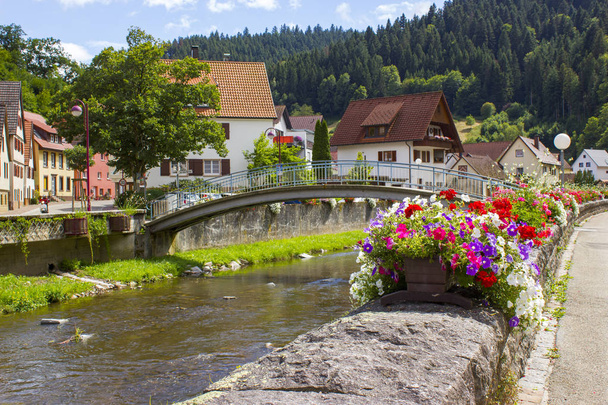 Beautuful Schiltach in Black Forest, Γερμανία - Φωτογραφία, εικόνα