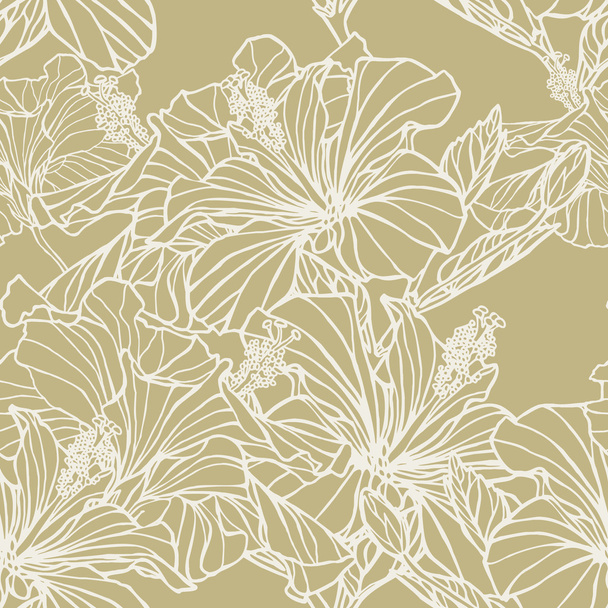Elegance Seamless pattern with flowers lilies - Vektor, kép