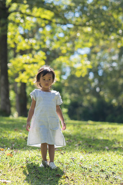 beautiful young toddler in the park - Foto, Imagen