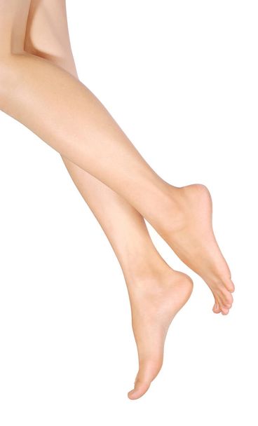 Довгі красиві жіночі ноги ізольовані
 - Фото, зображення