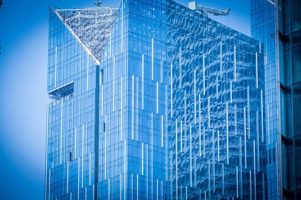 background of the glass modern office building - Photo, Image