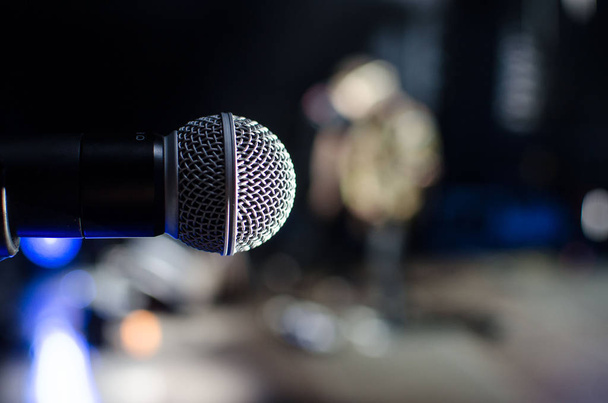 Microphone on stage - Photo, Image