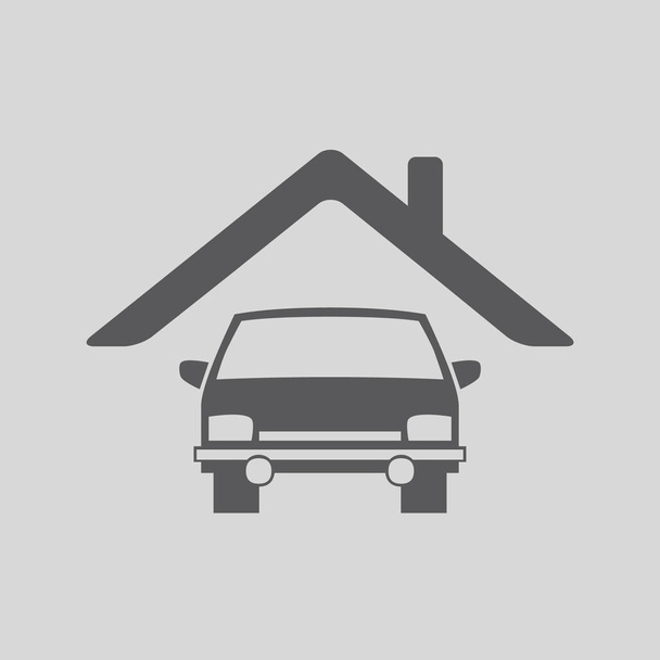 απλή εικονογράφηση εικονίδιο φορέα αυτοκινήτων - Διάνυσμα, εικόνα