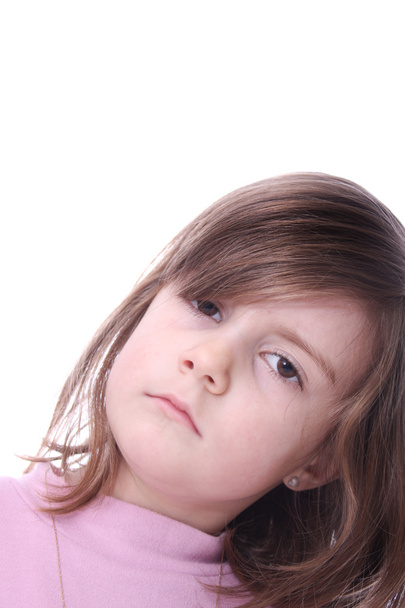 Portrait of lovely little girl - Foto, Imagem