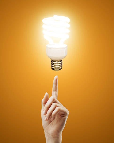 energy saving lamp - Foto, Bild
