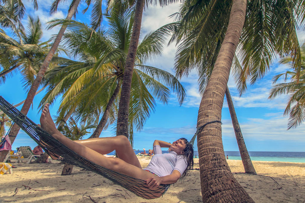 Мальдіви. Райський відпочинок. Гарний вид на море. Місце для відпочинку - Фото, зображення