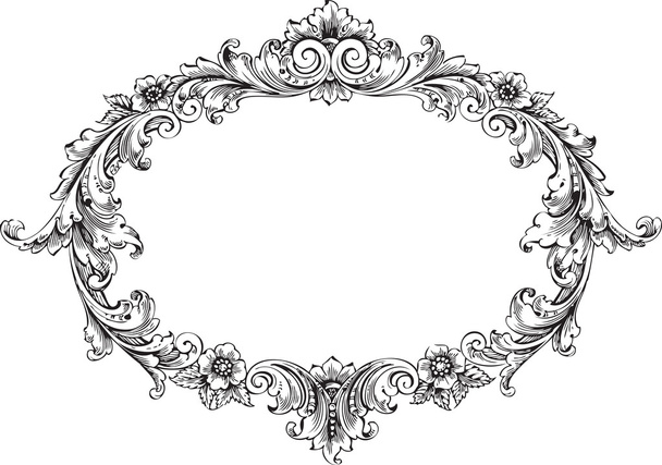 Victorian Frame - Vector, Image