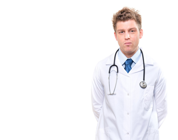 Medical doctor with stethoscope - Фото, изображение
