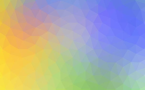 Light Multicolor vector abstract polygonal background. Elegant bright polygonal illustration with gradient. Brand new design for your business. - Vector, Image