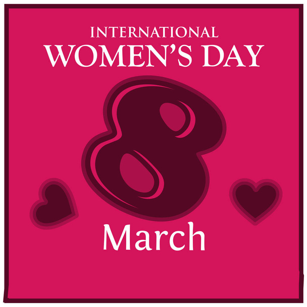 International Women's Day. Happy Mother's Day. Vector Illustration. Flat design - Vector, imagen
