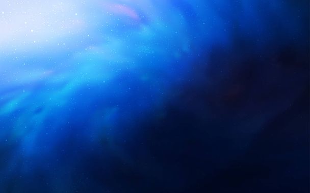 Σκούρο μπλε διάνυσμα κάλυμμα με αστρονομικό αστέρια. Σύγχρονη αφηρημένη εικόνα με τα αστέρια Μεγάλη Άρκτος. Μοτίβο για ιστοσελίδες Αστρονομίας. - Διάνυσμα, εικόνα