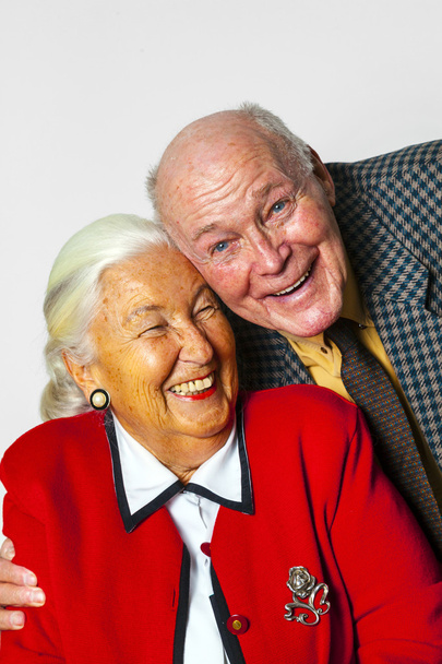 幸せな老夫婦生活を楽しむ - 写真・画像