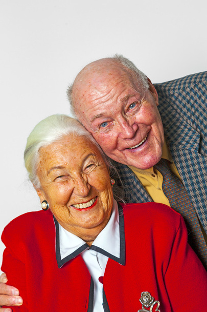幸せな老夫婦生活を楽しむ - 写真・画像