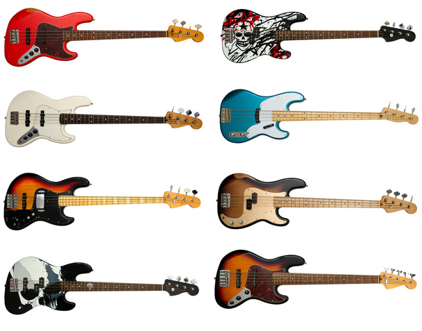колекція бас-гітар
 - Фото, зображення